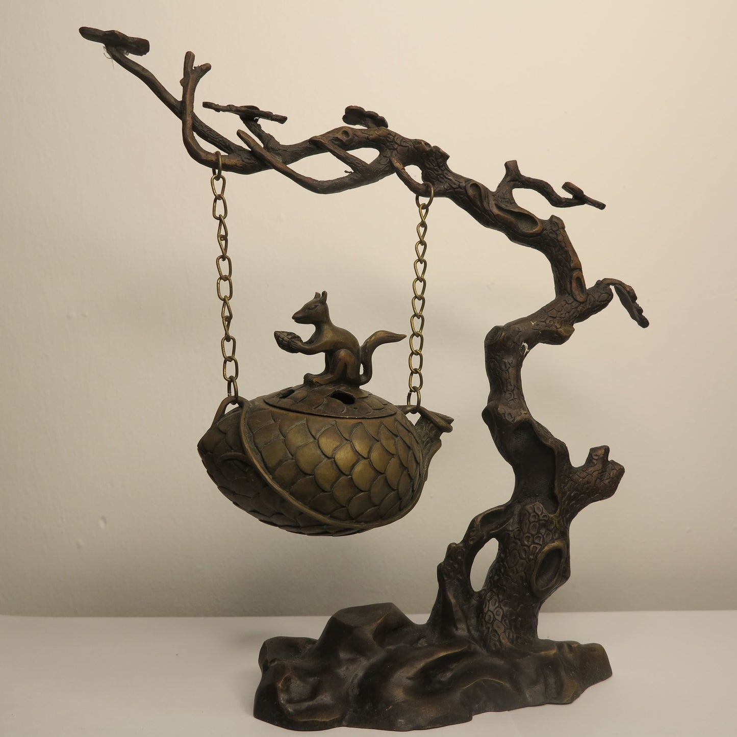Squirrel Hanging Incense Burner