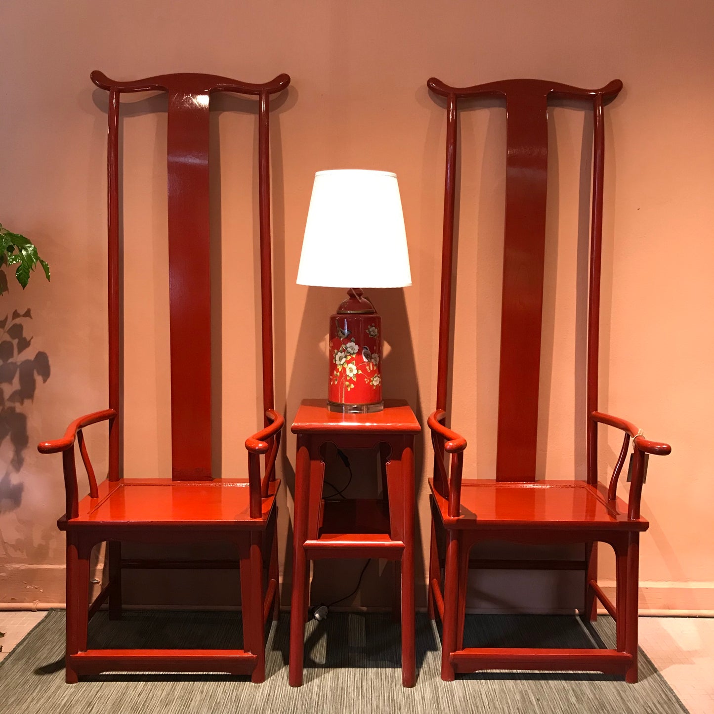 Tall Designer Chair Set