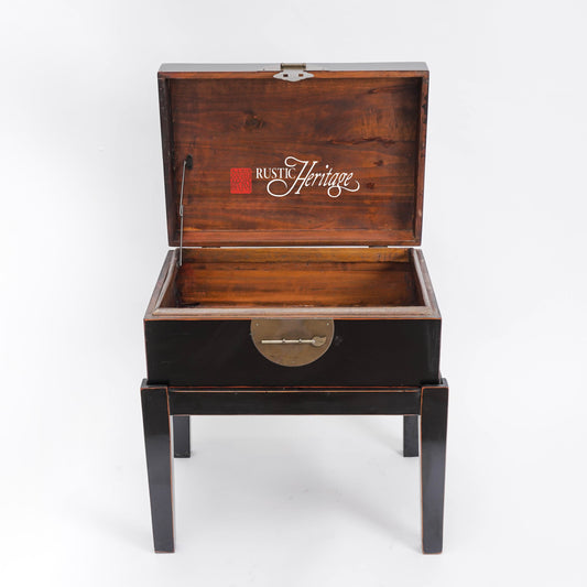 Opened Top Bedside Table