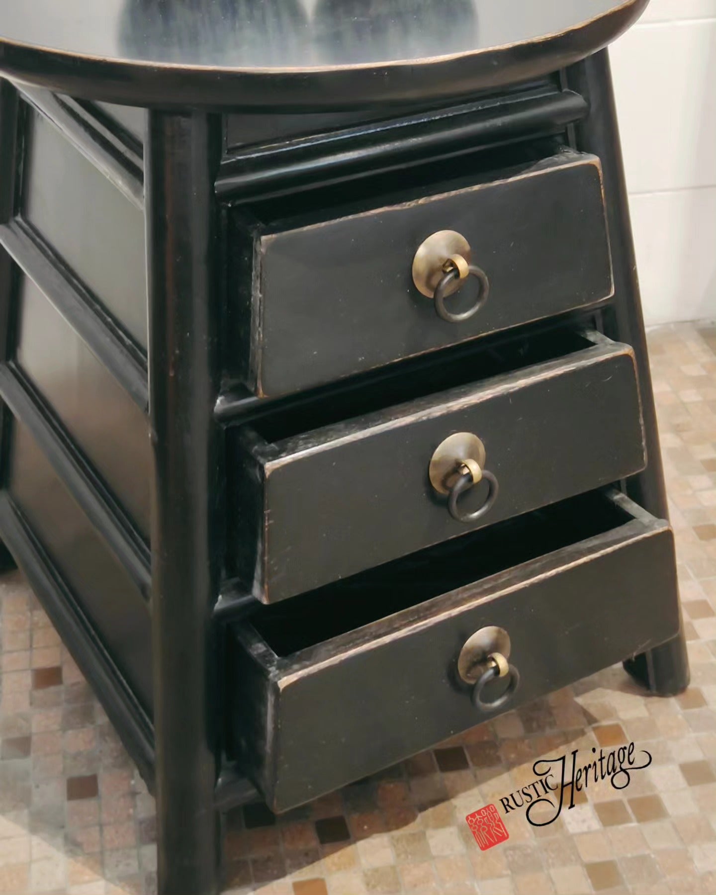 3-Drawer Side Table