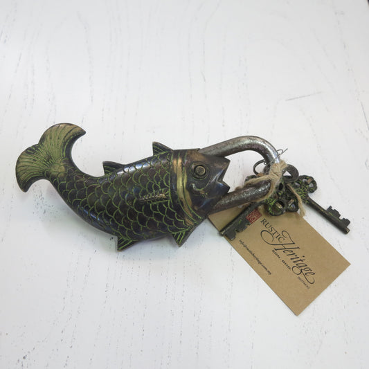 Ancient Style Fish Padlock